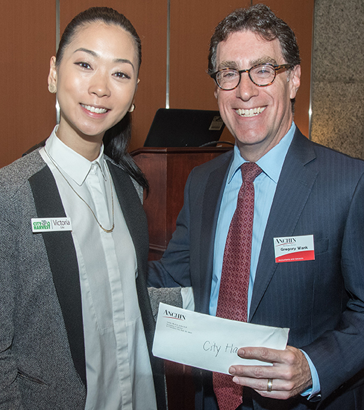 Anchin is Proud to be a Top Donor of City Harvest Skip Lunch Fight Hunger