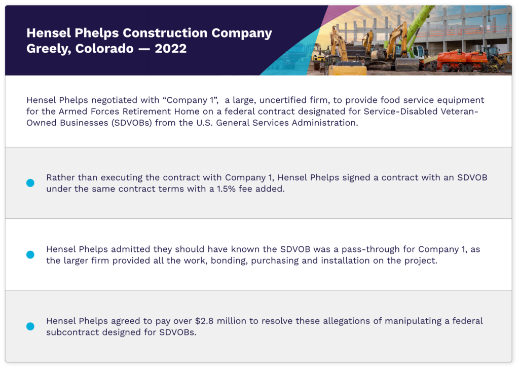 Identifying and Avoiding MWBE Fraud in StateFunded Projects